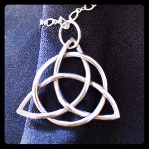 Sterling silver Triquetra pendant and chain